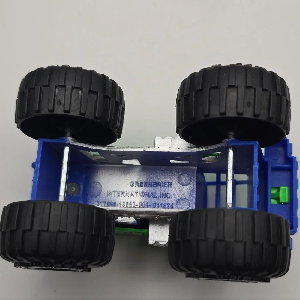 Greenbrier International Lot of 2 Monster Trucks Blue Thunder & Zombie